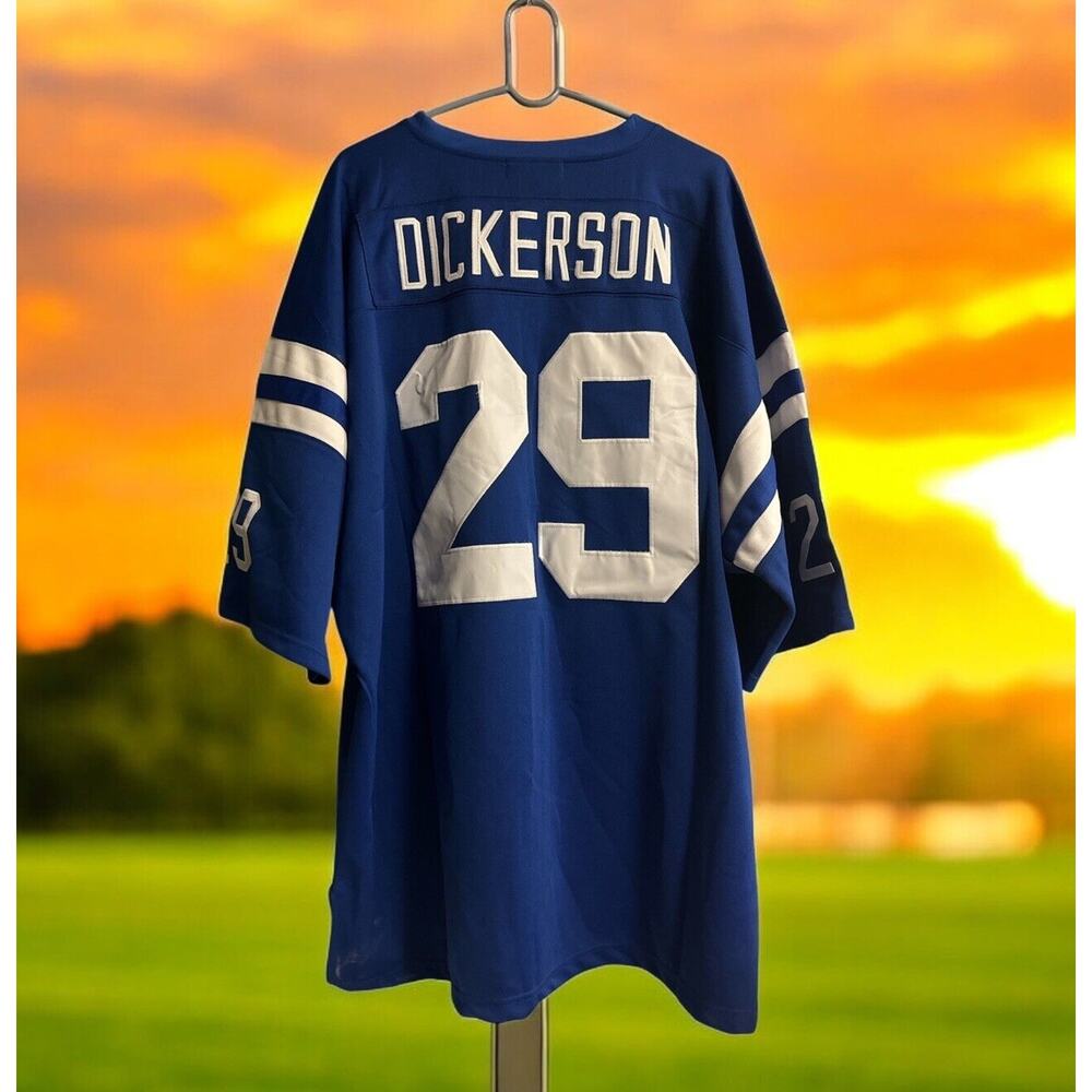 INDIANAPOLIS COLTS ERIC‎ DICKERSON Jersey Size 56 MITCHELL & NESS Sewn Logo VTG